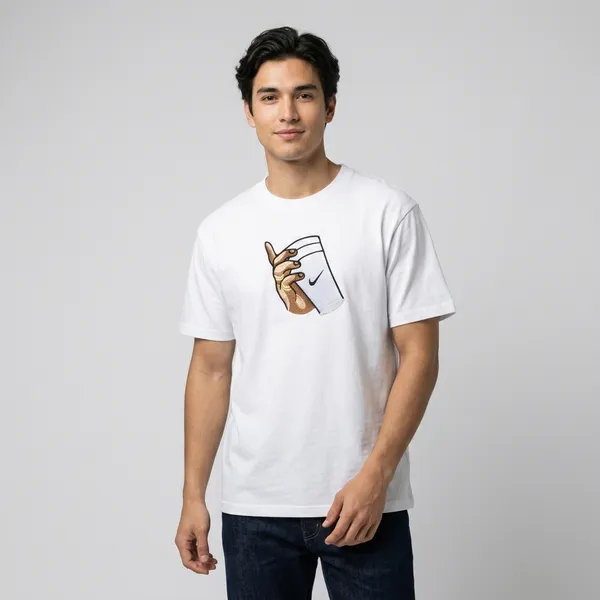 White_Cotton_Casual_T-Shirt_For_Unisex