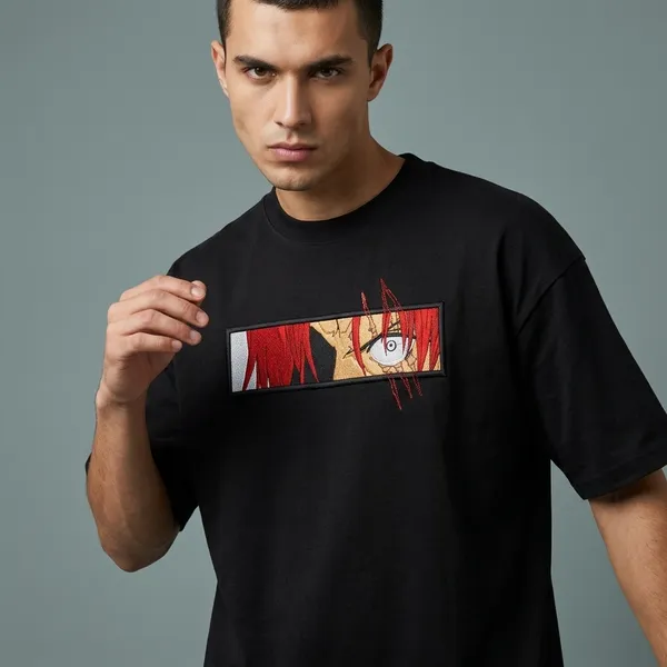 Black_Cotton_Oversized_Anime_Eye_Embroidered_T-Shirt_For_Unisex