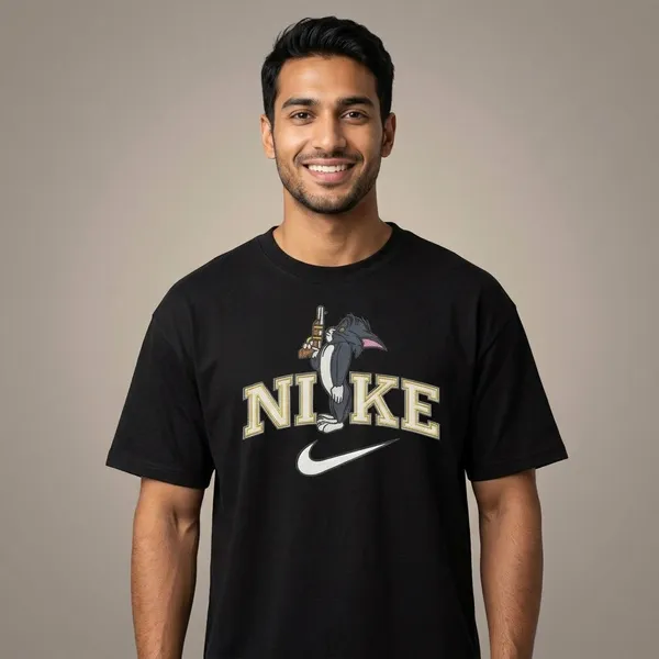 Black_Cotton_Oversized_Cartoon_Nike_Graphic_T-Shirt_For_Unisex
