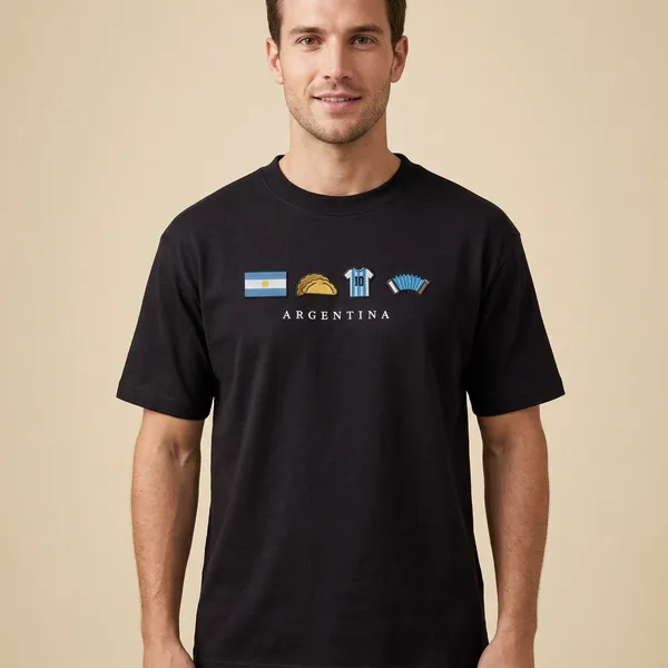 Black_Cotton_Argentina_Graphic_Print_T-Shirt_For_Unisex