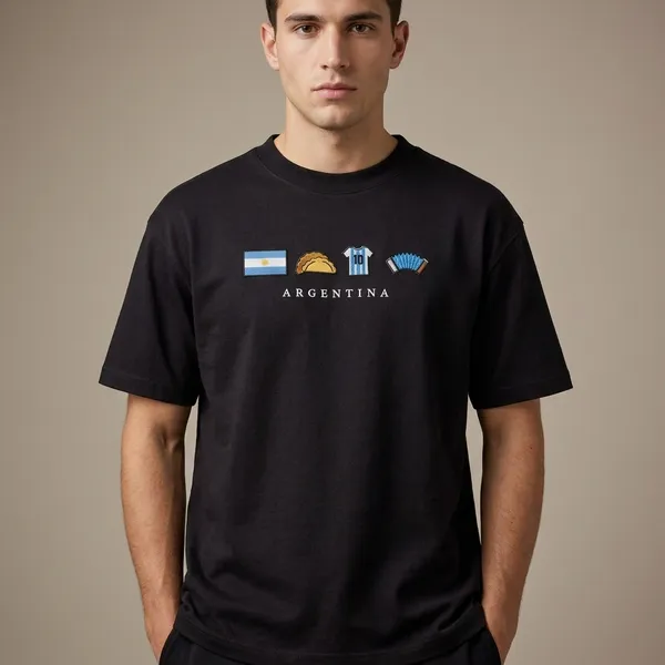 Black_Cotton_Argentina_Graphic_Print_T-Shirt_For_Unisex