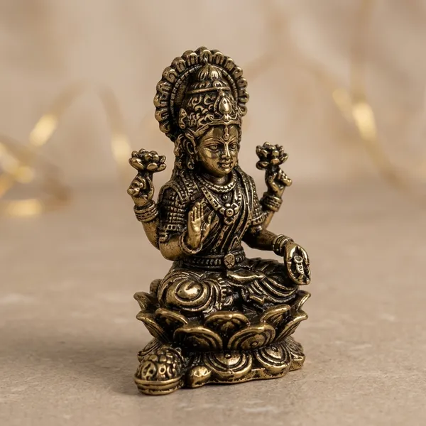 Gold_Brass_Traditional_Lakshmi_Seated_On_Lotus_Kalash_Base_Idol