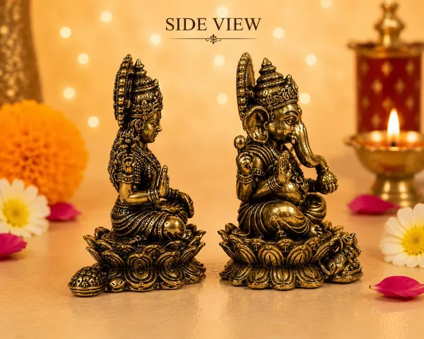 Gold_Brass_Traditional_Ganesha_Lakshmi_Pooja_Idol_Set_Pack_Of_2