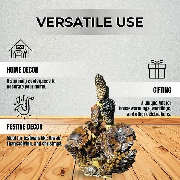 Gold_Deodar_Wood_Rustic_Pine_Cone_Tree_Sculpture_Pack_Of_2