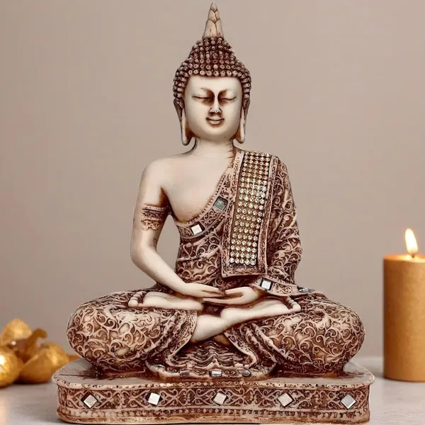 Gold_Resin_Spiritual_Meditating_Buddha_Statue