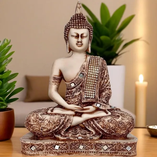 Gold_Resin_Spiritual_Meditating_Buddha_Statue
