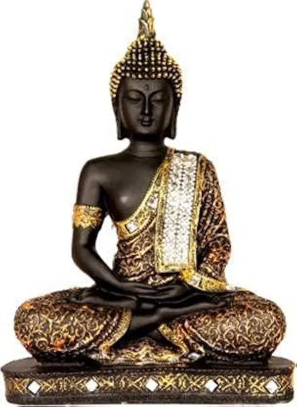 Copper_Black_Resin_Spiritual_Meditating_Buddha_Statue
