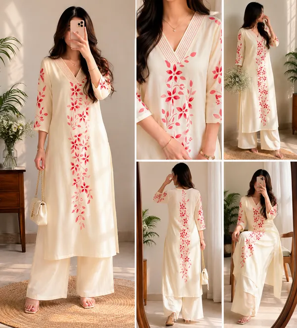 Off_White_Cotton_Anarkali_Kurta_Set_For_Women
