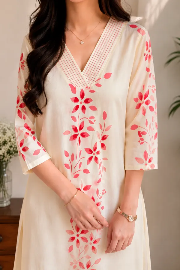 Off_White_Cotton_Anarkali_Kurta_Set_For_Women