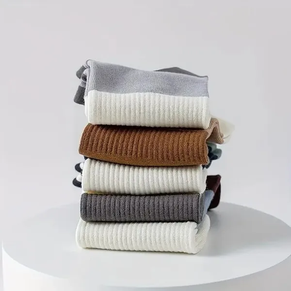 Multicolour_Unisex_Ankle_length_Socks_(Pack_of_5)