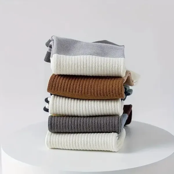 Multicolour_Unisex_Ankle_Length_Socks_Pack_Of_5