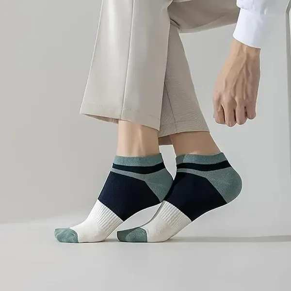 Multicolour_Unisex_Ankle_Length_Socks_Pack_Of_5