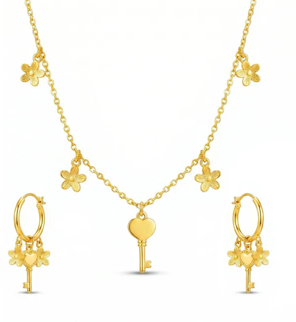 Alayas_Alloy_Gold,_White,_Green_Jewellery_Set_(Pack_Of_6)