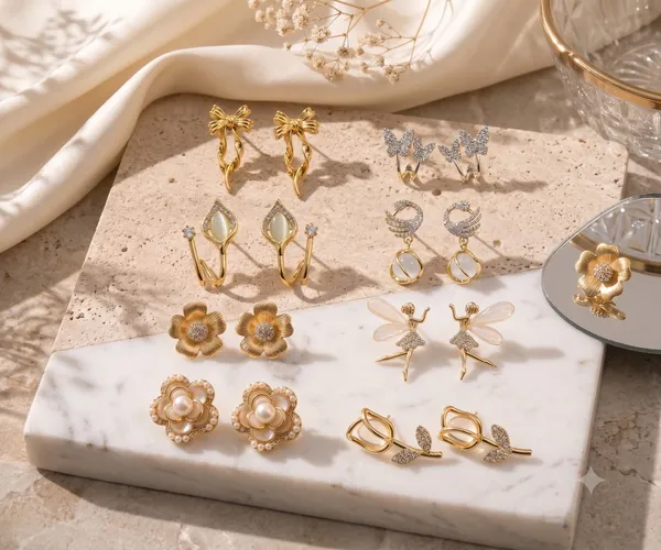 Alayas_anti_Tarnish_earrings-_Pack_of_2