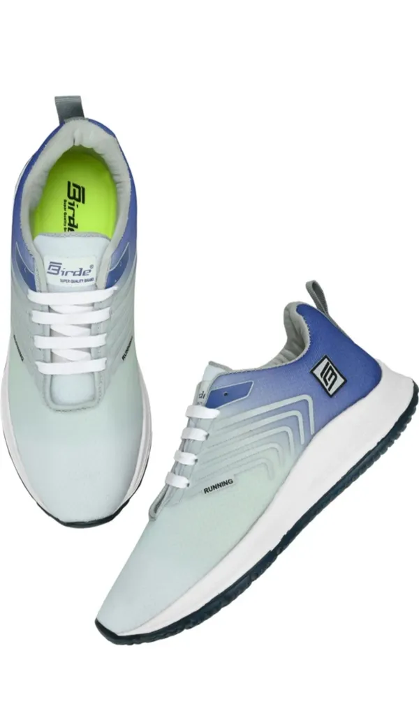 White_And_Blue_Premium_Synthetic_Sports_Shoes_For_Men