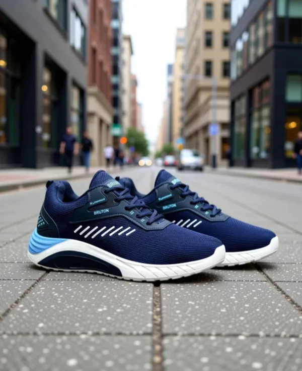 Navy_Blue_Premium_Mesh_Sports_Shoes_For_Men