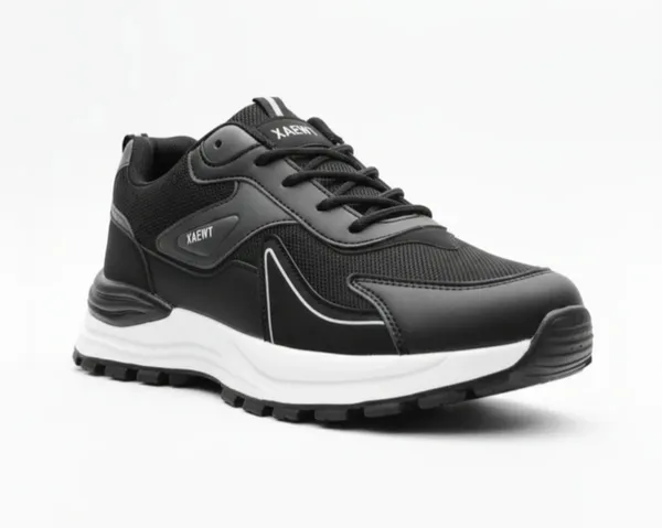 Black_Premium_Mesh_Fabric_With_Synthetic_Overlays_Sports_Shoes_For_Men