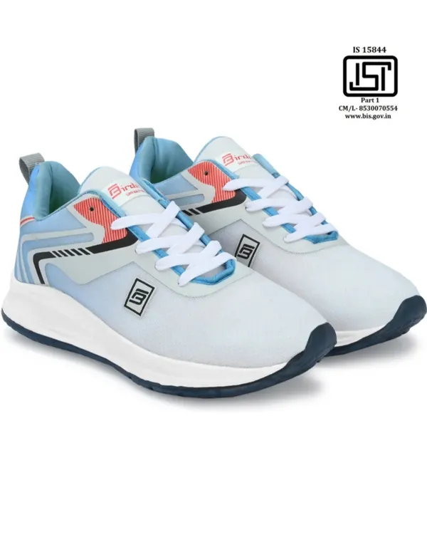White_And_Blue_Premium_Synthetic_Sports_Shoes_For_Men