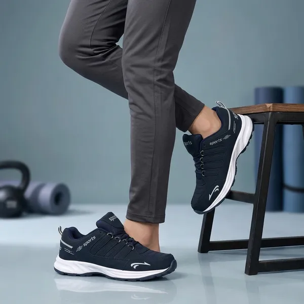 Navy_Blue_Premium_Mesh_Sports_Shoes_For_Men