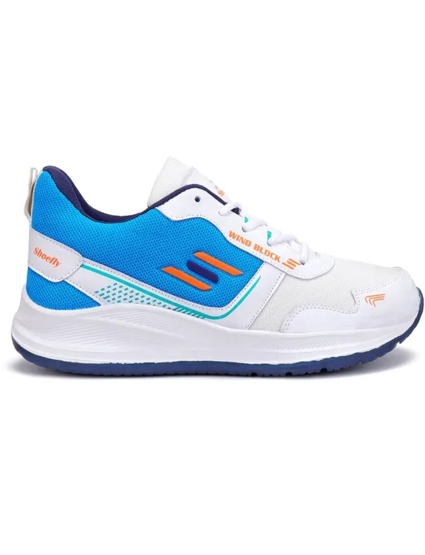 White_And_Blue_Premium_Mesh_And_Synthetic_Sports_Shoes_For_Men