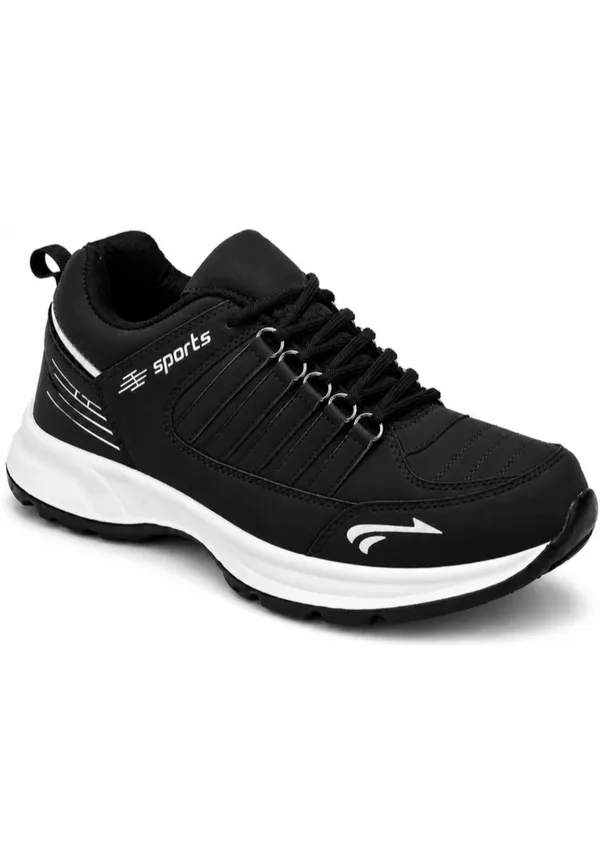 Black_And_White_Premium_Synthetic_Sports_Shoes_For_Men