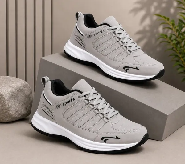 Grey_Premium_Synthetic_Sports_Shoes_For_Men