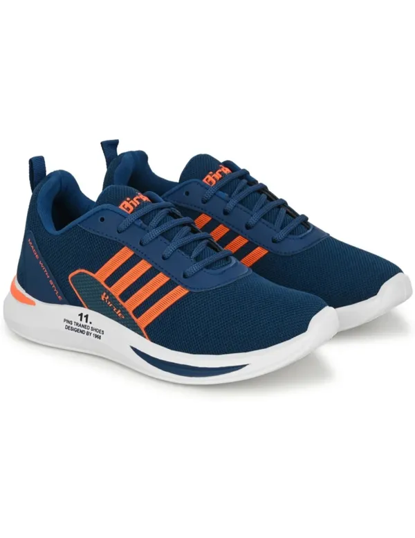 Navy_Blue_And_Orange_Premium_Mesh_Sports_Shoes_For_Men