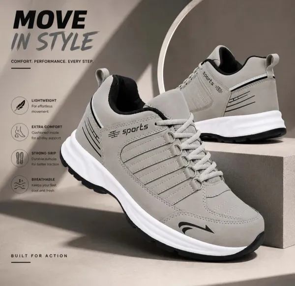 Grey_Premium_Synthetic_Sports_Shoes_For_Men