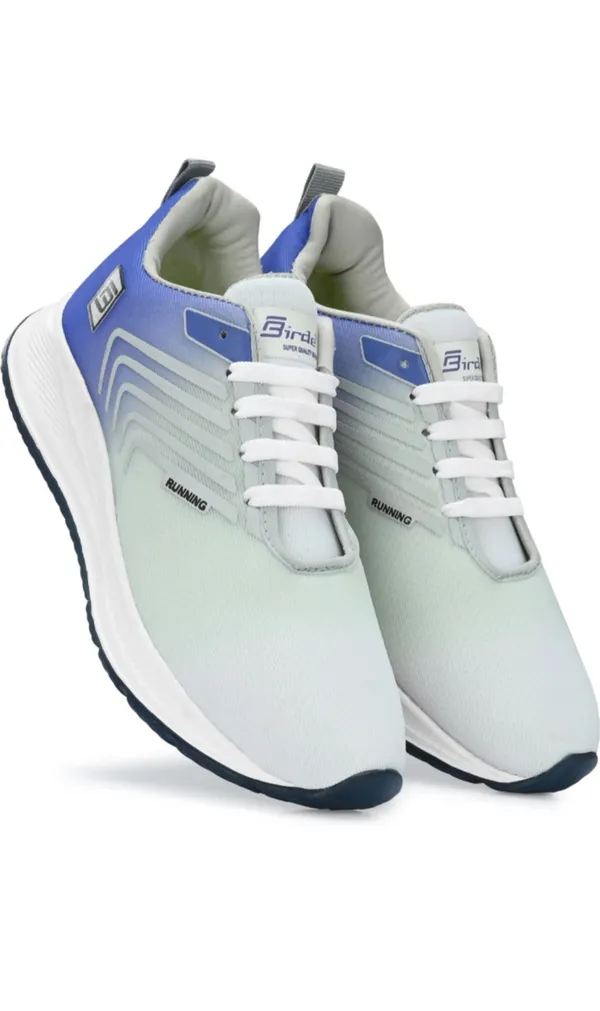 White_And_Blue_Premium_Synthetic_Sports_Shoes_For_Men
