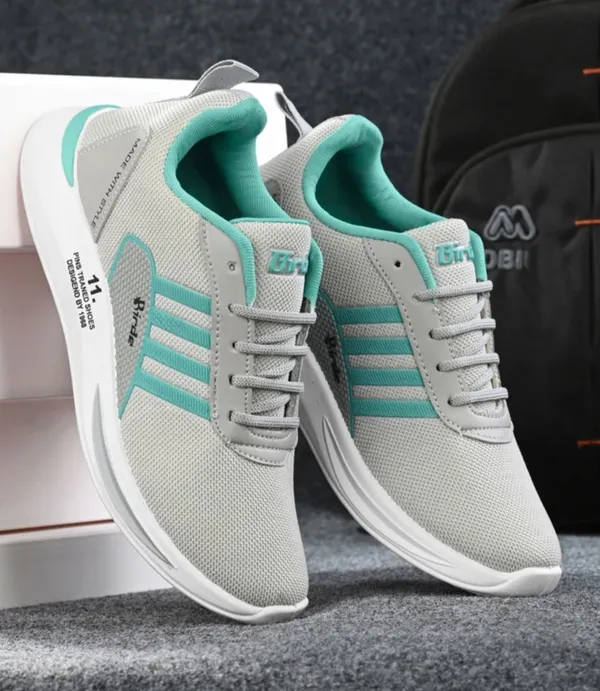 Grey_And_Turquoise_Premium_Mesh_Sports_Shoes_For_Men