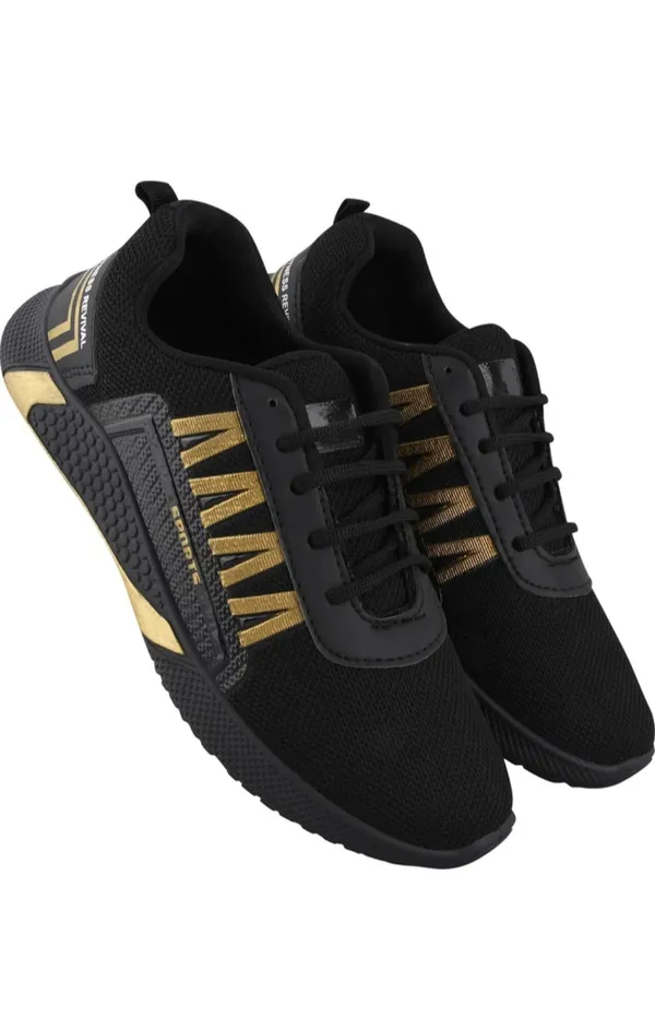 Black_And_Gold_Premium_Mesh_And_Synthetic_Sports_Shoes_For_Men