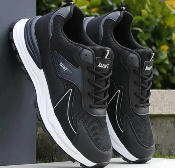 Black_Premium_Mesh_Fabric_With_Synthetic_Overlays_Sports_Shoes_For_Men