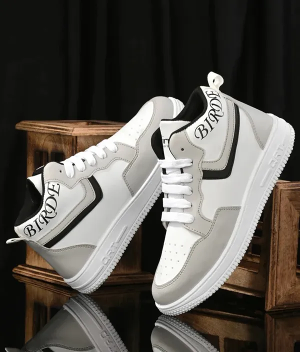 White_Premium_Synthetic_Leather_Sports_Shoes_For_Men