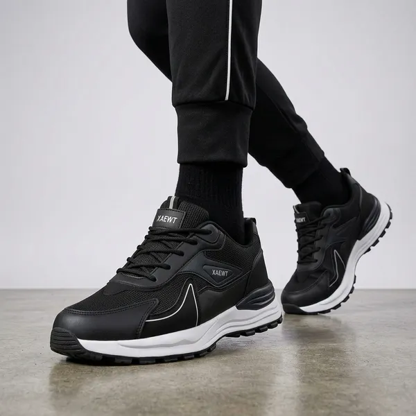 Black_Premium_Mesh_Fabric_With_Synthetic_Overlays_Sports_Shoes_For_Men