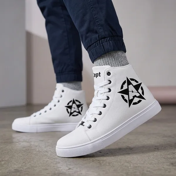 White_Premium_Canvas_Sports_Shoes_For_Men