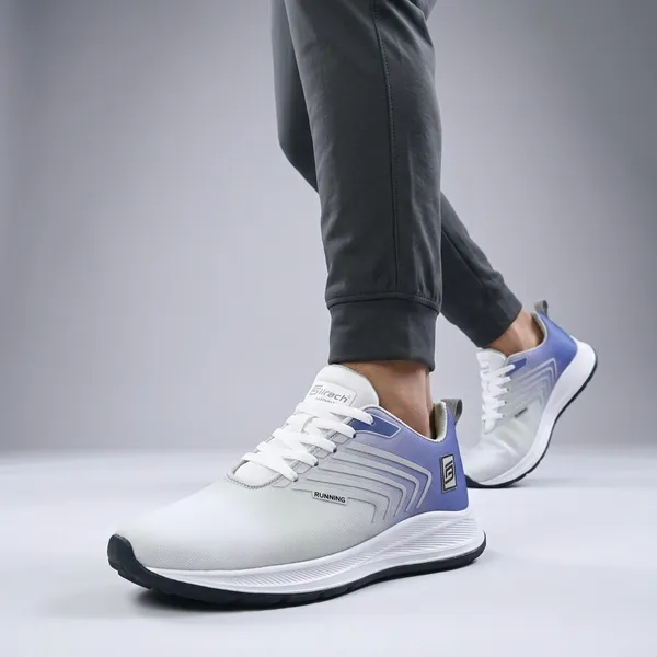 White_And_Blue_Premium_Synthetic_Sports_Shoes_For_Men