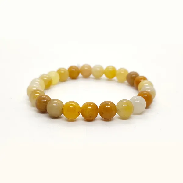 Yellow_Natural_Crystal_Aventurine_Bracelet