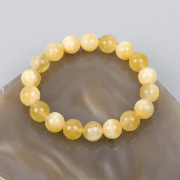 Yellow_Natural_Crystal_Yellow_Calcite_Bracelet