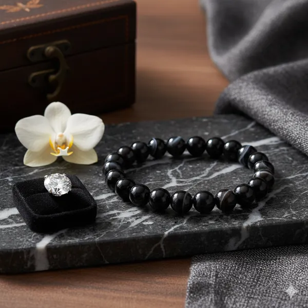 Black_Natural_Crystal_Sulemani_Hakik_Bracelet_For_Unisex