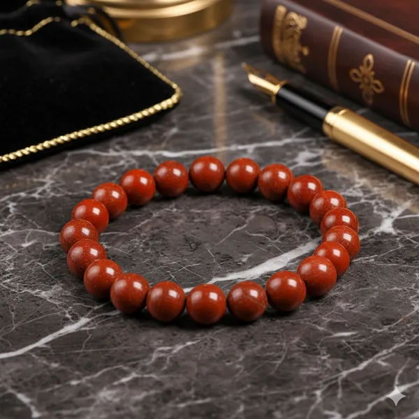 Red_Natural_Crystal_Red_Jasper_Bracelet