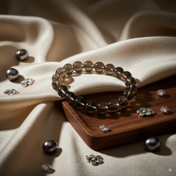 Smoky_Brown_Natural_Crystal_Smoky_Quartz_Bracelet