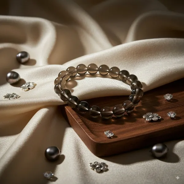 Smoky_Brown_Natural_Crystal_Smoky_Quartz_Bracelet