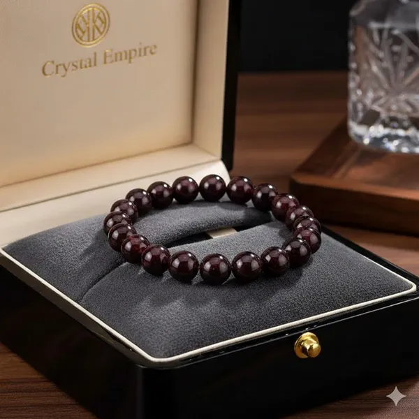 Black_Natural_Crystal_Garnet_Bracelet