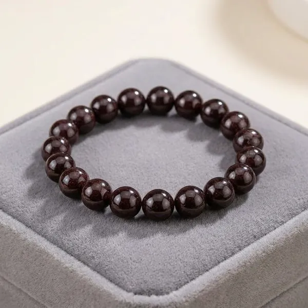 Black_Natural_Crystal_Garnet_Bracelet