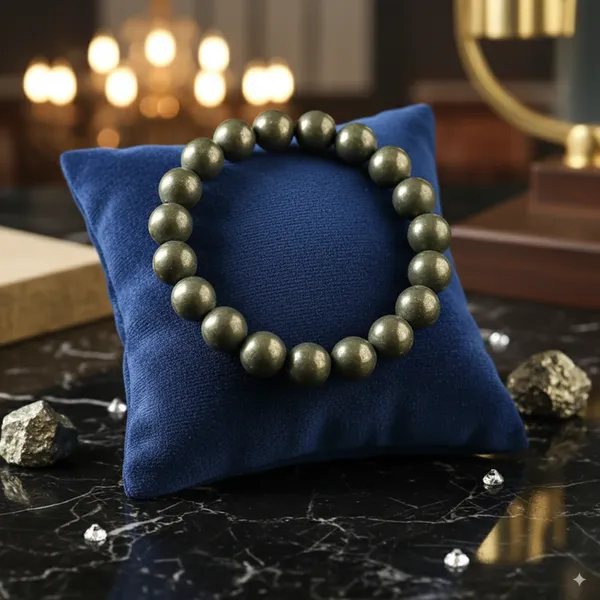 Olive_Natural_Crystal_Pyrite_Bracelet