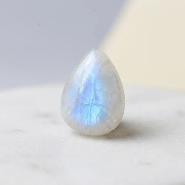 White_And_Blue_Rainbow_Moonstone_Flash_Pear_Cabochon_Pendant_Stone