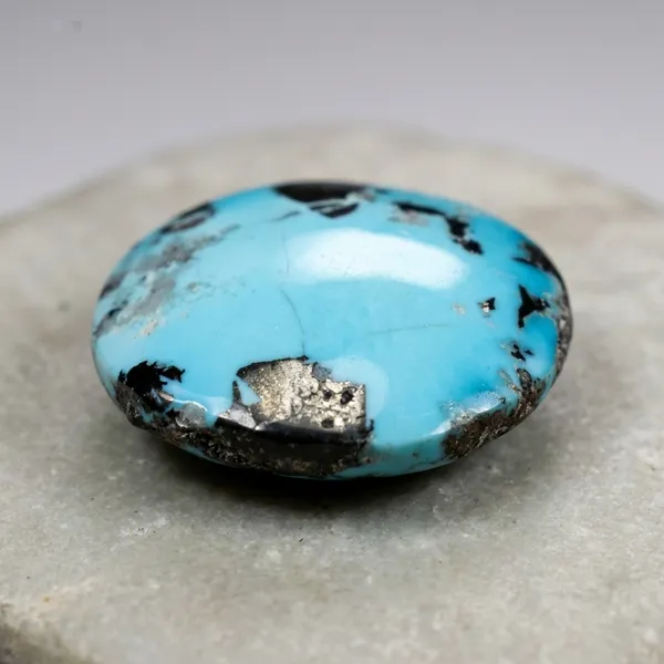 Turquoise_Natural_Gemstone_Round_Cabochon_Pendant_Stone