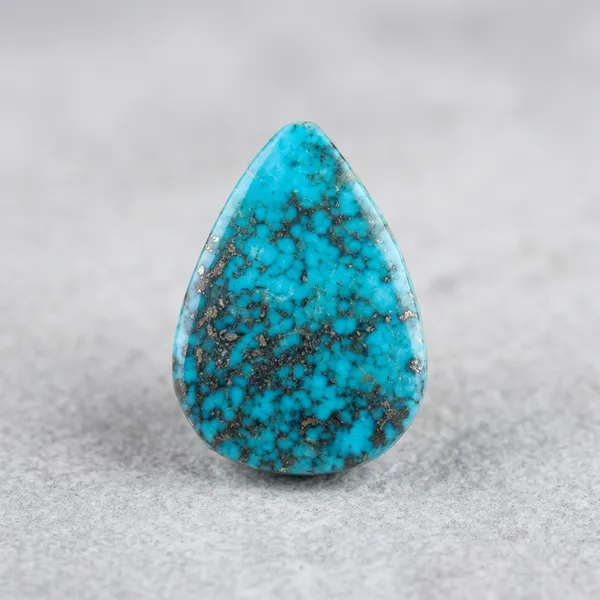 Turquoise_Natural_Gemstone_Cabochon_Pear_Shape_Pendant_Stone