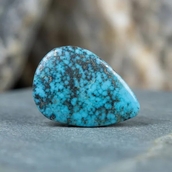 Turquoise_Natural_Gemstone_Cabochon_Pear_Shape_Pendant_Stone