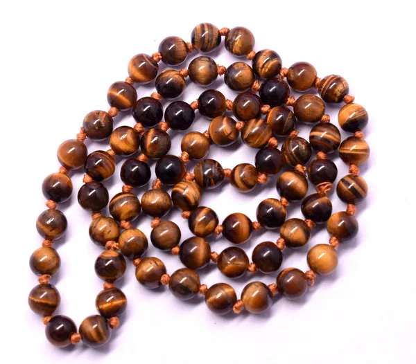 Golden_And_Brown_Natural_Crystal_Tiger_Eye_Mala_For_Meditation